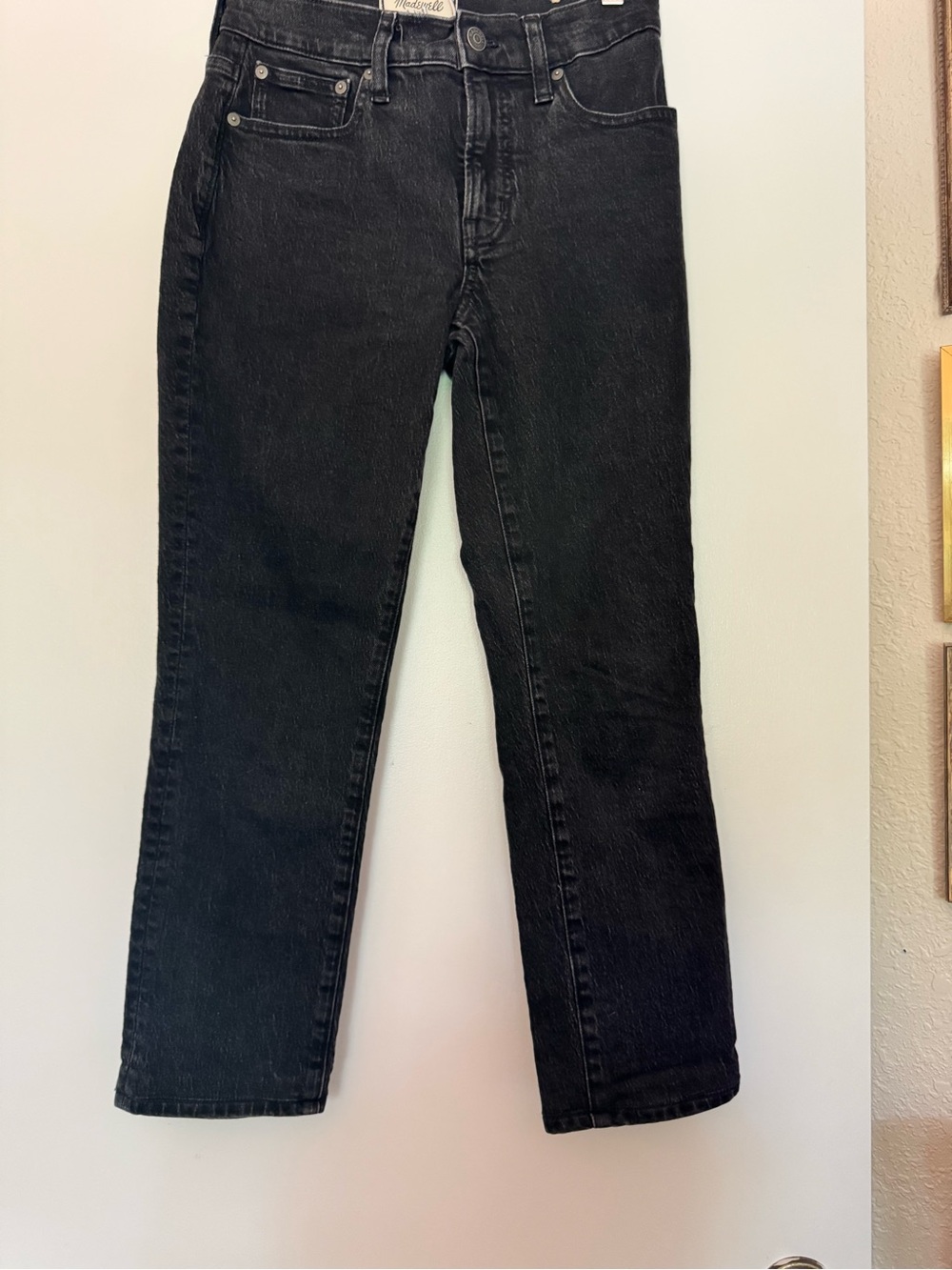 Madewell Black Denim Jeans size 24